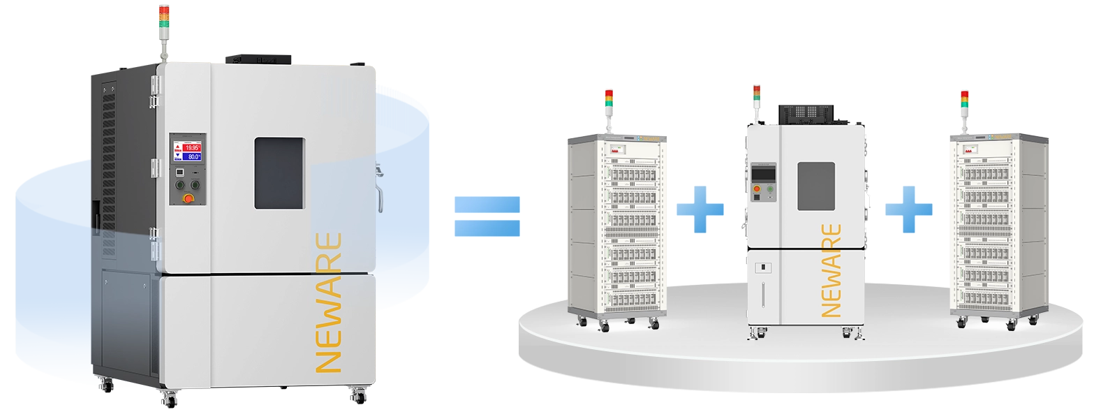 新威-一体型電池試験器-WGDW-400L-40BC-5V30A96CH