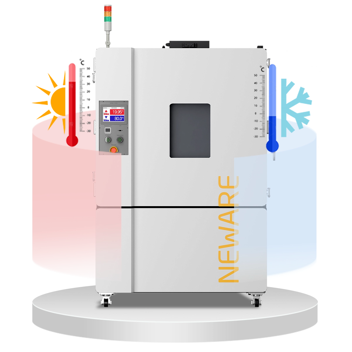 一体型電池試験器は正確な温度調節機能を備えています